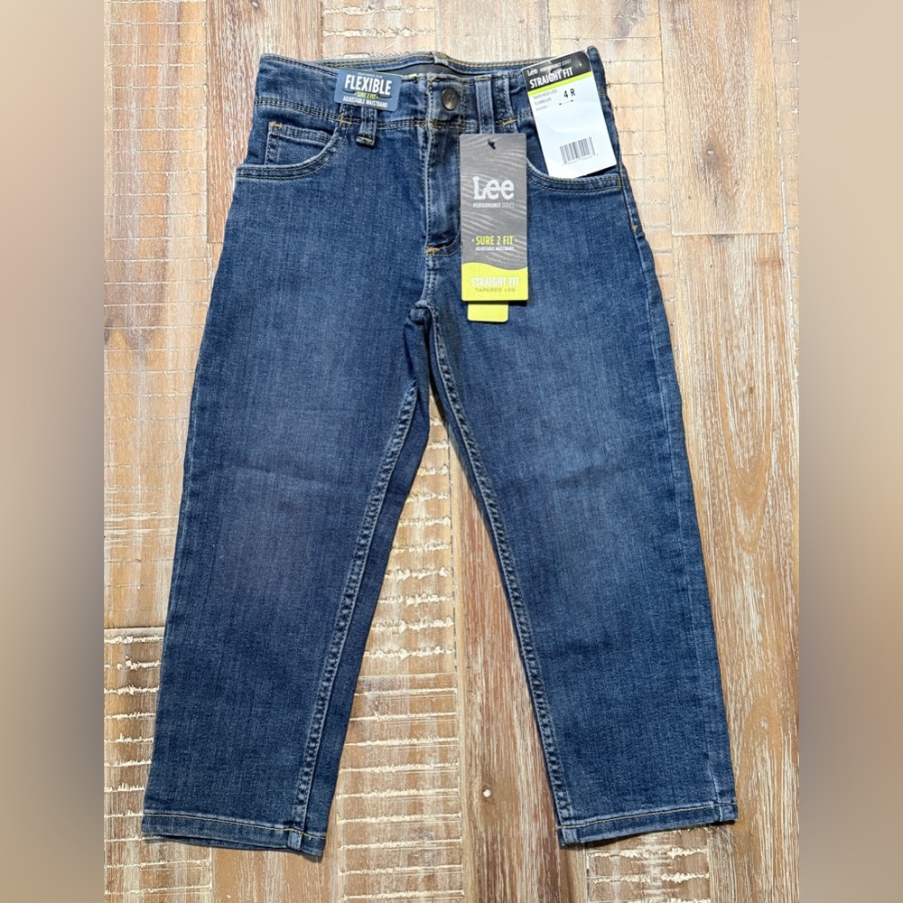 NEW Lee Boys jeans adjustable waist extreme comfort size 4R